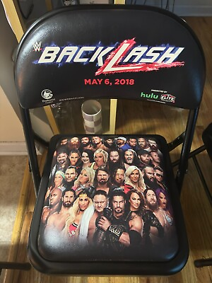 #ad WWE Ringside Folding Chair from Backlash at Prudential Center May 6