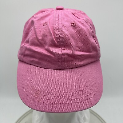 #ad Pink Basic Hat Child Youth Hat Baseball Hat Plain No logos Strap Back