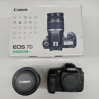 #ad Canon Used Digital SLR Model Number EOS 7D Lens Kit CANON