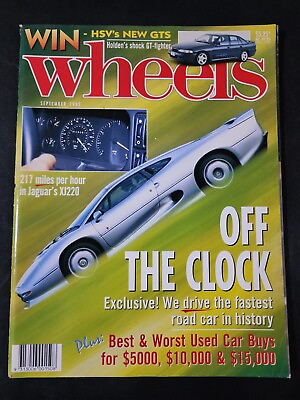 #ad Wheels September 1992 Car Magazine