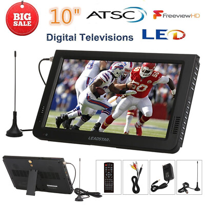 #ad 10quot; Portable Digital ATSC TV Television Video Player HD Screen Freeview HD R6U4
