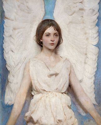 #ad Angel 1887 by Abbott Handerson Thayer art painting print