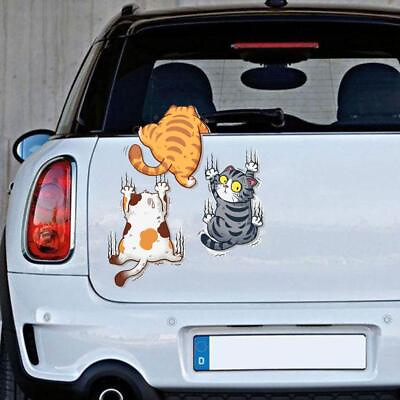 #ad Cute Cat Adhesive Vinyl Decal Sticker Funny Pet Car Truck Window FAST
