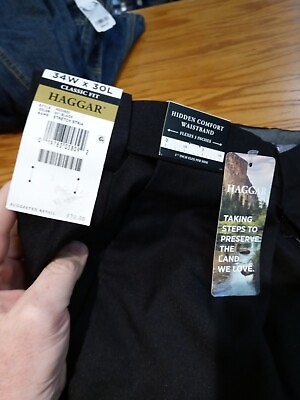 #ad Haggar Premium Comfort Dress Pants. Classic Fit 34 X 30 Flex 3 Inches