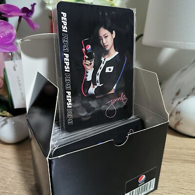 #ad BlackPink Pepsi Edition Official Photocard Jennie Lisa Rose Jisoo New Set Of 4pc