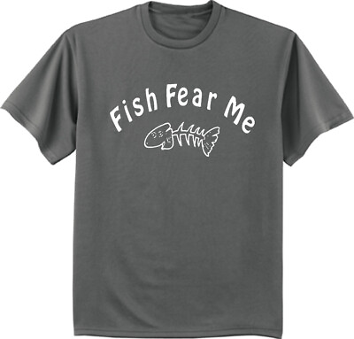 #ad Funny Saying T shirt Fish Fear Me Fishing T shirt Gifts Mens Graphic Tee