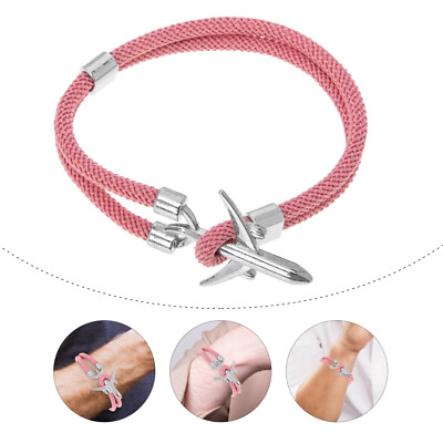 #ad Sterling Rope Chain Men Wrist Decor Machine Bracelet Simple