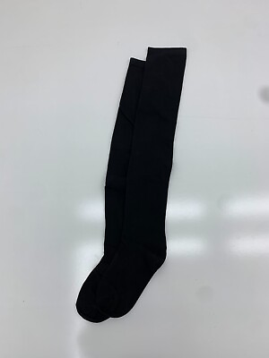 #ad Unisex Black Knee High Socks One Size