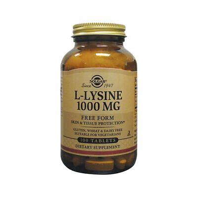 #ad Solgar L Lysine 1000 mg 100 Tabs
