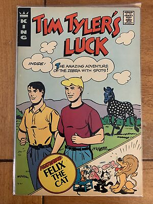 #ad Tim Tyler’s Luck King comic with felix the cat 1973 Nice Copy