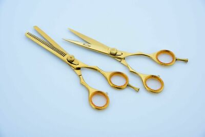 #ad Hair Cutting Scissors Shears Thinning Set Hairdressing Salon Professional Barber