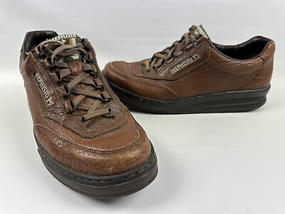 #ad Mephisto Match Size 11 Walking Comfort Brown Runoff Air Jet Men#x27;s Shoes