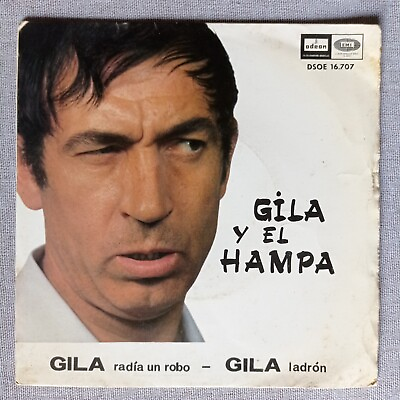 #ad Miguel Gila – Gila Y El Hampa 1967 Vinyl 7quot; Single 45 RPM Monlogo Spain Odeon
