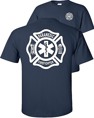 #ad Firefighter Paramedic T Shirt fire paramedic S 5X