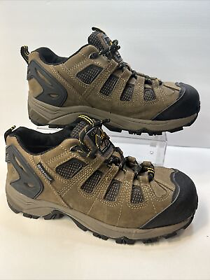 #ad Carolina Mens Leather Safety Toe Work Outdoor Shoes Size 7.5 M CA4529 4 X ￼4