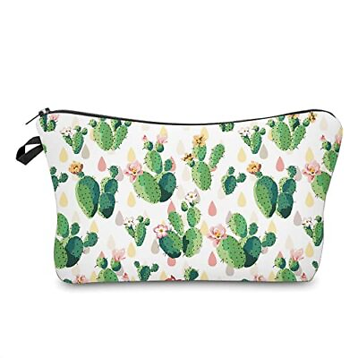 #ad Cosmetic Bags for Women Small Cute Lovely Succulent Makeup Bag for Purse Cactus