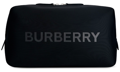 #ad BURBERRY Beauty Pouch black Toiletry Bag Cosmetic Travel Case dopp kit New