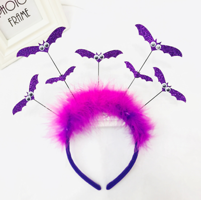 #ad Fashion Women Hair Hoop Hairband Bat Headband For Girls Hair Band Headwear