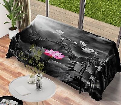 #ad 3D Black Leaf O2841 Sofa Cover High Stretch Lounge Slipcover Protector Couch Eve