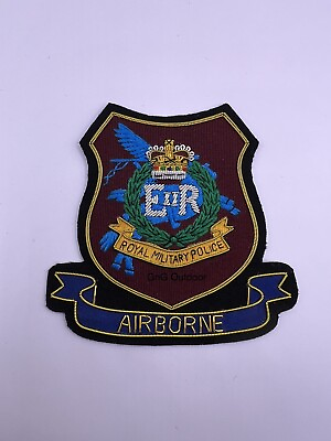 #ad Airborne PEGASUS Blazer Badge RMP Milan Hand Embroidered PEGASUS Blazer Badge