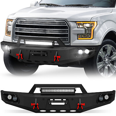 #ad Front Bumper for 2015 2017 Ford F150 Excluding Raptor and Ecoboost Heavy Duty