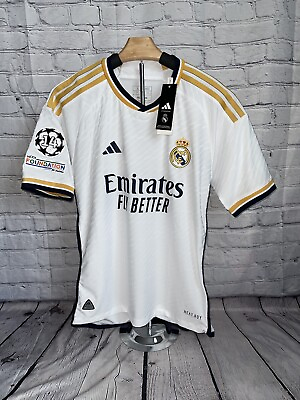 #ad Real Madrid 23 24 CL Edition Home Bellingham 5 Jersey Player Version Slim Fit