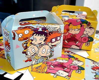 #ad RUGRATS CUPS PLATE BANNER PARTY TABLE COVER SUPPLIES BALLOON CUPCAKE TOPPER CAKE