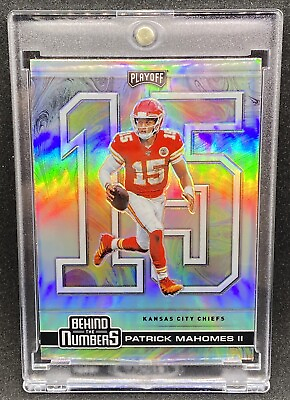 #ad Patrick Mahomes RARE JERSEY NUMBER REFRACTOR INVESTMENT CARD PRIZM MVP