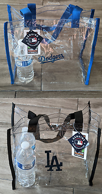 #ad Los Angeles Dodgers Logo Clear Stadium Security Friendly Tote Bag with Handles