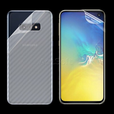 #ad Front and Back Anti Scratch Screen Protector for Samsung Galaxy S10e SM G970U