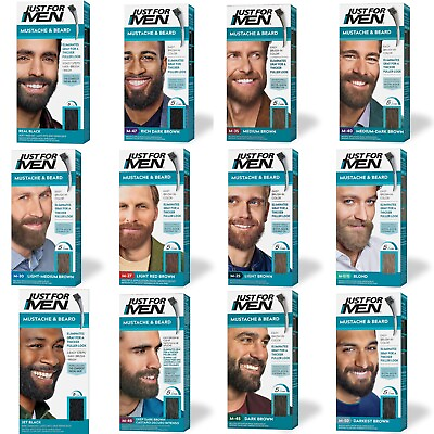 #ad Just For Men Mustache amp; Beard Beard Dye for Men with Brush Included 12 shades