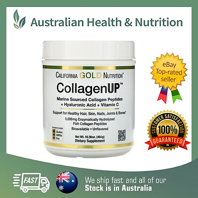 #ad CALIFORNIA GOLD NUTRITION COLLAGEN UP 5000 CHOOSE SIZE FREE SAME DAY POST