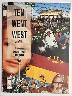 #ad Ten Went West East German Students Three Worlds 1992 Softcover Good Cond.