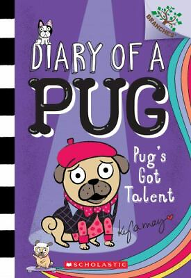 #ad Pug#x27;s Got Talent: A Branches Book Diary of a Pug #4 4 Paperback GOOD