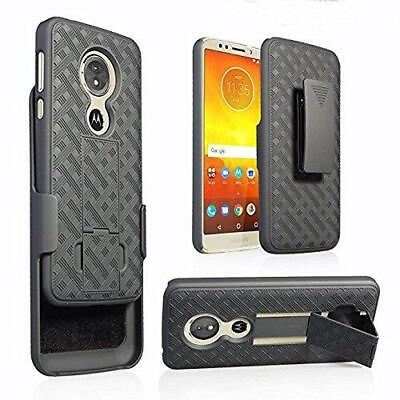#ad For Motorola Moto G6 Play Forge Case With Kickstand Belt Clip Screen Protector