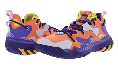 #ad Adidas James Harden Vol. 6 Orange Purple Basketball Sneaker Men’s Size 14 Shoes