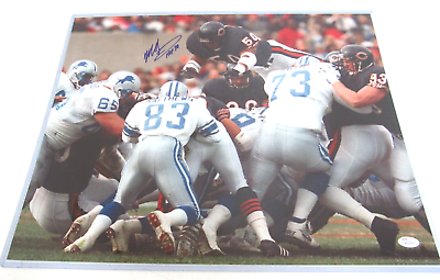 #ad Mike Singletary Chicago Bears #x27;HOF 98#x27; Signed 16x20 JSA Authentic Photo w COA