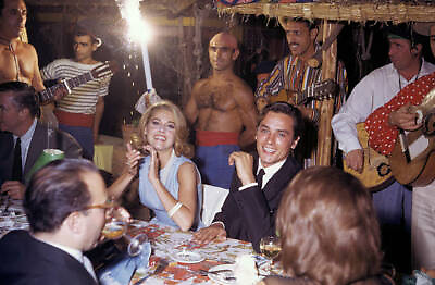 #ad Jane Fonda And Alain Delon On The French Riviera. In 1963 on the Old Photo 3