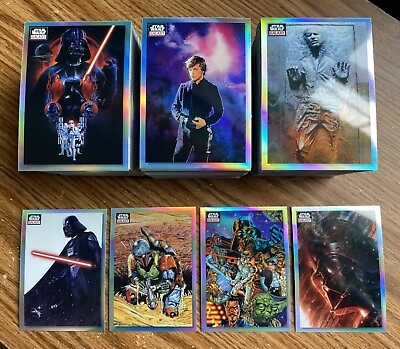 #ad 2023 Topps Chrome Star Wars Galaxy COMPLETE YOUR SET Refractor #1 100 YOU PICK