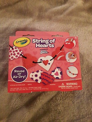#ad Crayola String of Hearts New Gift Model Magic DIY Project Garland Decorate Love