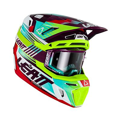 #ad Leatt Helmet Kit Moto 8.5 V23 Neon Adult Size XL