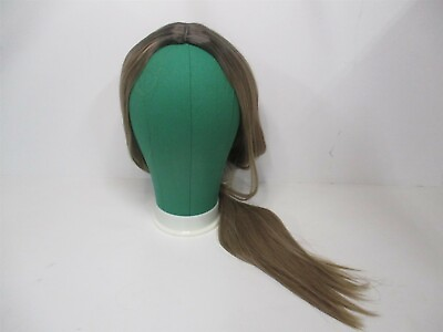 #ad 28quot; Long Thick Cosplay Synthetic Ombre Brown Hair with Weaving Cap
