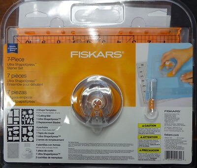 #ad Fiskars 148020 1001 7pc Ultra ShapeXpress Starter Set