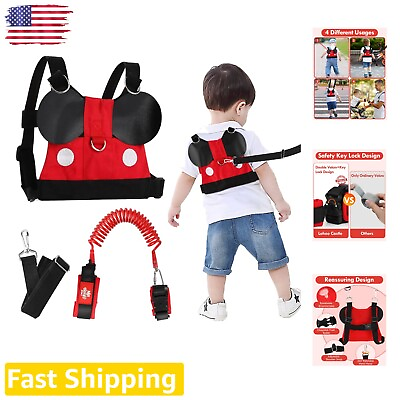 #ad Versatile Toddler Leash Backpack with 360 Degree Swivel for Easy Monitoring
