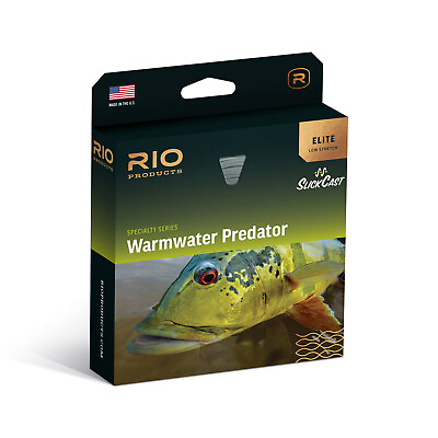 #ad RIO Elite Warmwater Predator WF10F H I Intermediate Fly Line Jungle Slick Cast