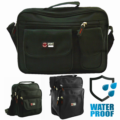 Waterproof Business Crossbody Briefcase Messenger Black Shoulder Satchel Bag