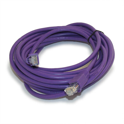 #ad 14ft Cat6 Ethernet RJ45 Patch Cable Stranded Snagless Booted PURPLE