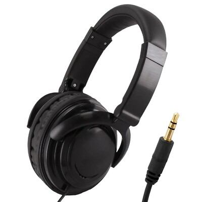#ad Over The Ear HiFi Headphones Earphones Headset Noise Isolating 3.5mm Stereo Plug