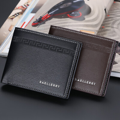 #ad Men#x27;s Clutch Bifold Wallet Leather Pocket Credit Card Holder Purse Handbag Gifts