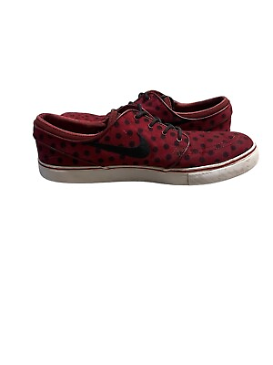 #ad Nike Men’s SB Zoom Stefan Janoski Canvas Premium Size 11 Shoes Red Polka Dot